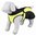 Trixie Mantel Safety, L: 55 cm, schwarz/gelb