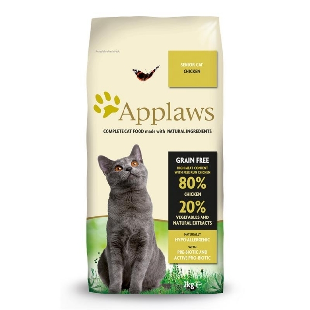 Applaws Cat Trockenfutter Senior mit Hühnchen 2 kg