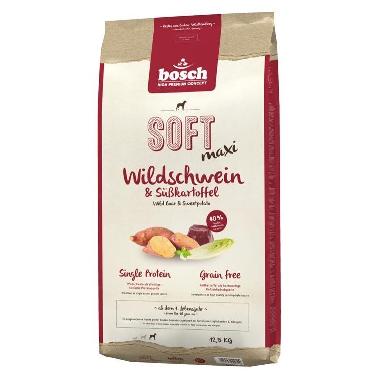 Bosch HPC Soft Maxi Wildschwein & Süßkartoffel 12,5kg